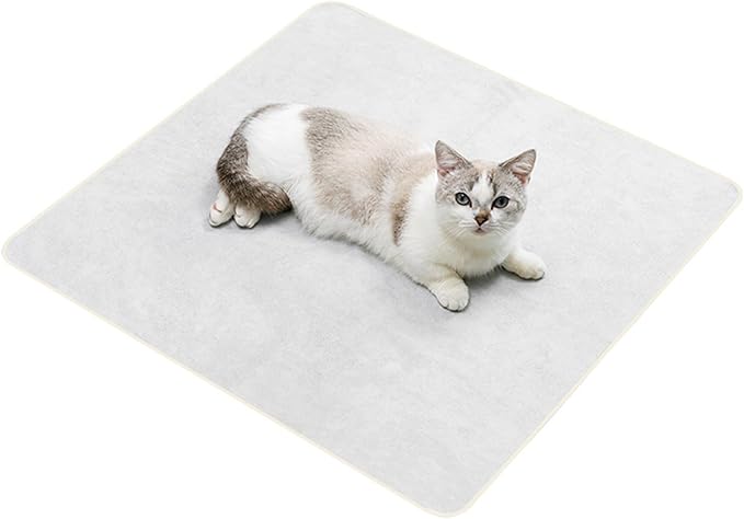 27.5" Large Cat Wrap for Nail Trimming，Self-adherent Cat Grooming Wrap for Cat & Small Dog, Anti-Scratch Cat Swaddle Burrito Wrap for Medicine,Nail Clipping,Ear Cleaning,Teeth Brushing - Cute Pattern