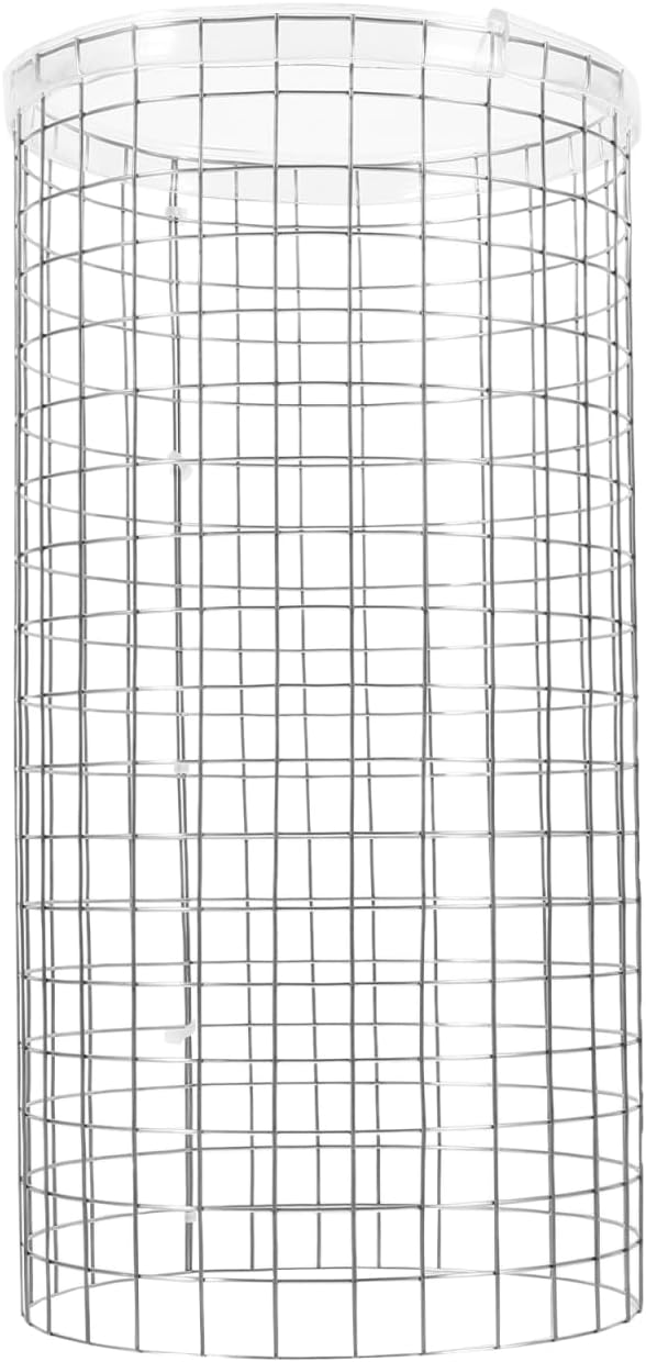 SUPVOX Angelfish Spawning Cone Grid Isolation for Aquarium Fish Breeding Tank 9.05X4.72X4.72In Rust-Resistant Fish Spawning Barrel Net for Shrimp and Small Hatching