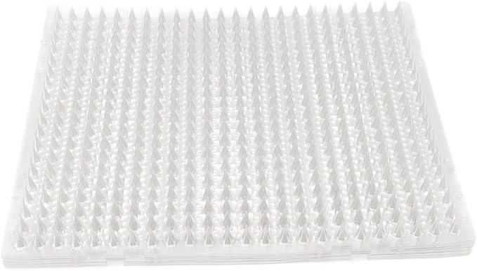 8Pcs Cat Mat, Deterrent Mats, Recyclable Scat Mat for Cats Dogs, Indoor Outdoor Deterrent Mat Devices with Large Coverage Area, Safely Repel Animals Without Harm