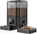 oneisall Automatic Cat Feeder for 2 Cats, 20 Cups/5L Auto Cat Feeder, Automatic Cats Food Dispenser for Small Pets Indoor, Timed Pet Feeder for Dry Food