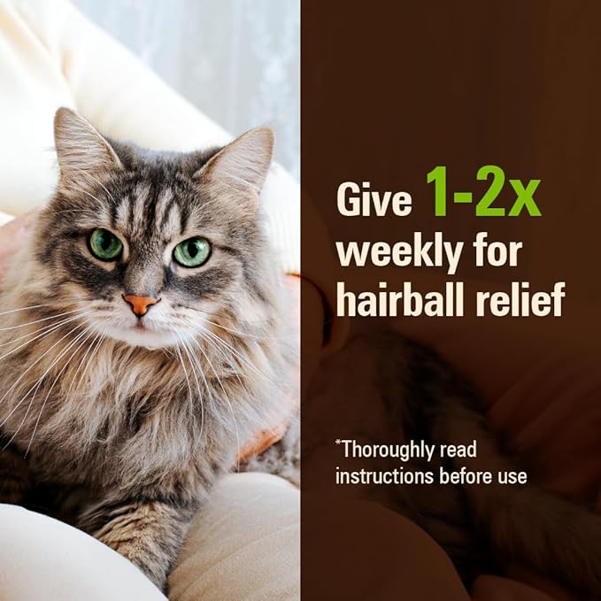 Sentry PET Care Hairball Relief for Cats,Malt Flavor,4.4 Ounces,(Pack of 2)