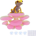 Mushroom Decor for Reptile Tank, Fish Tank, Pet-Safe Bearded Dragon Tank Accessories, Realistic Terrarium Plants for Leopard Geckos, Frogs, Snakes (Rainbow Cluster Cap, Randomly Ship)