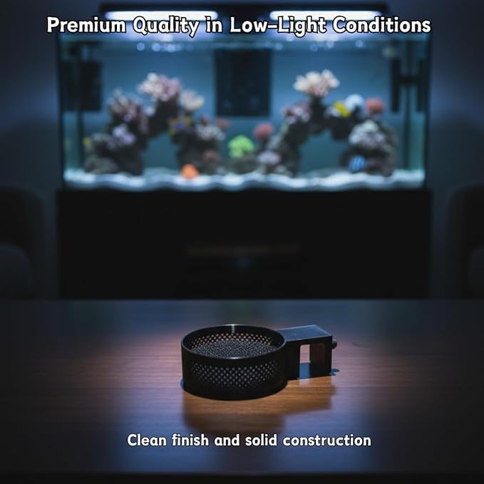 Aquarium Water Change Diffuser – Spill-Proof Water Changer for Rimless & Rimmed Fish Tanks, Protects Substrate, Plants & Decorations, Safe for Fish and Shrimp (Black, Medium)