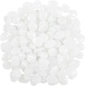 OSOPOLA 150 PCS Glow in The Dark Rocks - White Luminous Stones Fish Tank Accessories Turtle DIY Decor Pebbles for Fairy Garden Yard FD05WH150