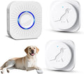Dog Door Bell for Potty Training, Smart Wireless Doggie Doorbell to Go Outside, 1000 Feet Long Range with IP65 Waterproof Touch Button, 20 Melodies & Adjustable Volume (2 Button)