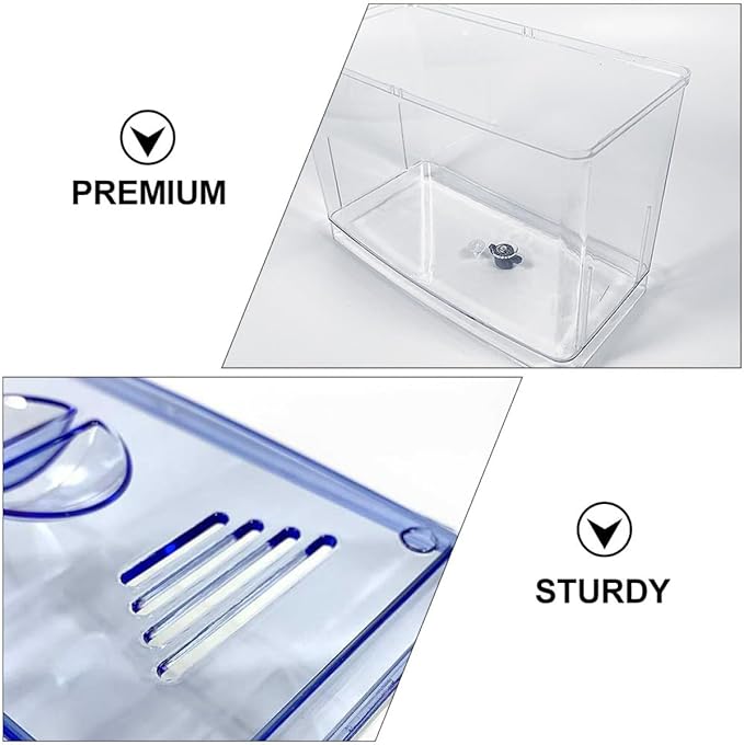Small Fish Breeding Incubator Box Freestanding Hatchery Isolation Tank No Gap Seamless Design for Aquarium Fish Hatching and Reproduction
