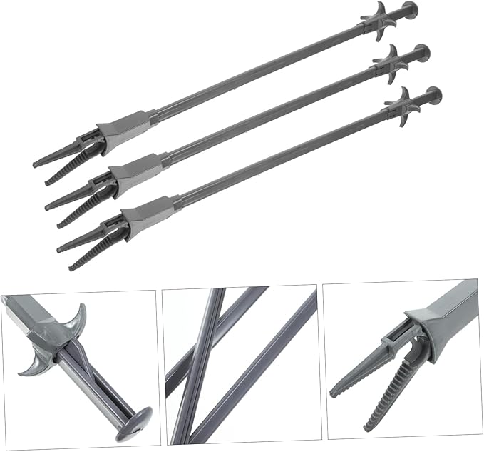 DOITOOL 3pcs Professional Aquarium Feeding Tongs Tweezers for Easy Cleaning Plant Care for Low-Growing Aquatic Plants Fish Tanks and Aquariums