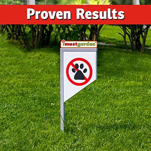 IMUSTGARDEN Dog and Cat Repellent: All Natural Spray to Stop Chewing and Repel from Yards, Plants, and Gardens – 1 Gallon Ready-to-Use Refill