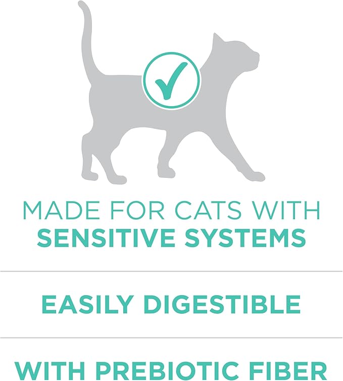 Purina ONE Sensitive Stomach, Sensitive Skin, Natural Dry Cat Food, +Plus Sensitive Skin and Stomach Formula - 7 lb. Bag