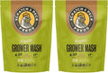 Scratch and Peck Whole Grain Grower Mash Chicken and Duck Feed - 10 lbs Bag - Corn-Free and Soy-Free - 17% Protein, Certified Organic and Non-GMO Project Verified Chicken Food (Pack of 2)