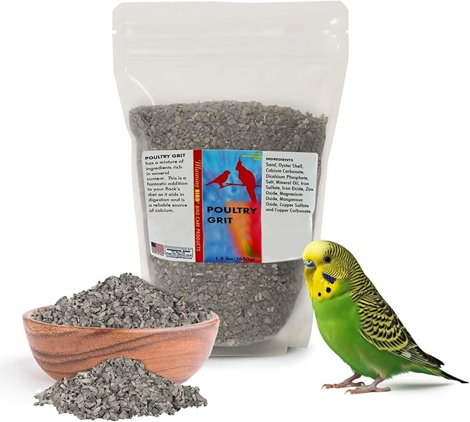 Morning Bird Poultry Grit for Birds 1.5 lbs - Mineral-Rich Supplement for Digestion & Calcium Support - Natural Poultry Feed Additive and Chicken Grit for Healthy Birds