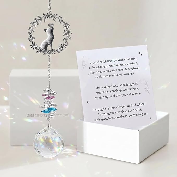 Cat Memorial Suncatcher Gifts, Thoughtful Pet Sympathy for Remembrance Bereavement Grief Bereavement Miscarriage