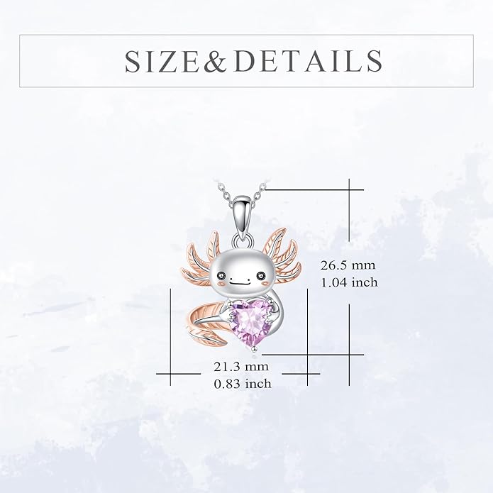 KZX Cat/Dog/Phoenix/Eagle/Whale/Shark/Puffin/Starfish/Chicken/Butterfly/Owl/Bee/Frog/Seahorse Necklace Sterling Silver Animal Pendant Jewelry Gift for Women
