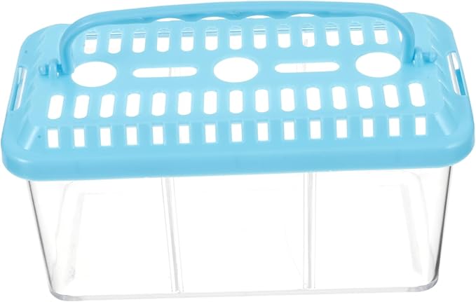 TOYANDONA Transparent Fish Breeding Tank Isolation Box Removable Divider for Betta Fish Safe Feeding System for Breeding and Isolation Aquariums