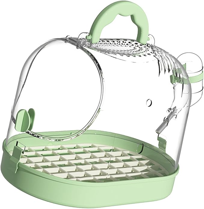 Portable Clear Bird Parrots Transport Cage Window Ventilated Carriers Bag Breathable Bird Travel Bag for Large Birds