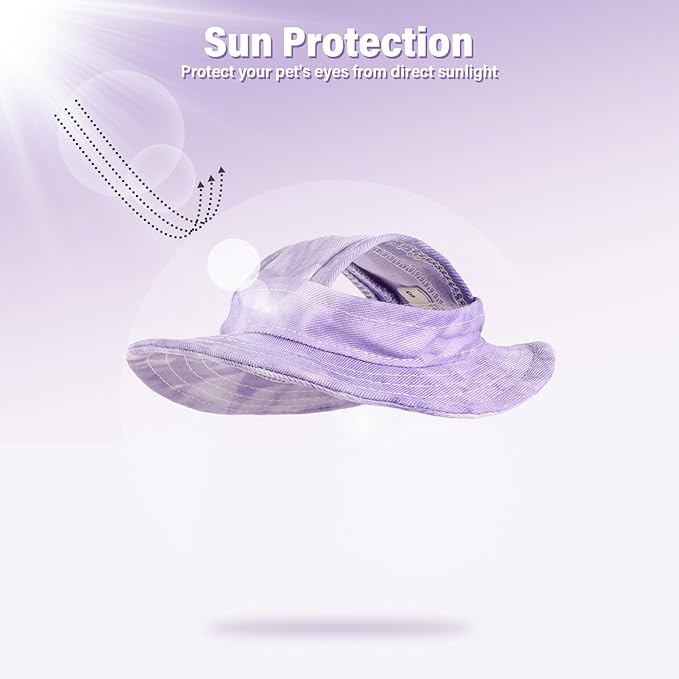 DENTRUN Cat Cowboy Hats with Ear Holes - Mini Sombrero Kitten & Chihuahua Hats for Tiny Pets - Fun Birthday Party Costume & Decorations
