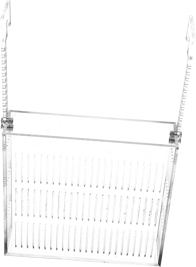 Hanging Fish Breeding Box Isolation Tank for Aquarium Fry with Hook Design Lightweight Portable Fish Tank Accessory for Improved Newborn Survival