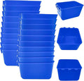 20 Pcs Chicken Coop Feeder Water Cup,16 oz Cage Cups Chicken Feeder Waterer, Cage Cups Birds Hanging Feeders, Chicken Feeder Water Bowl for Parakeet Poultry Pigeon Bunny Wire Cage (Blue, 16oz)