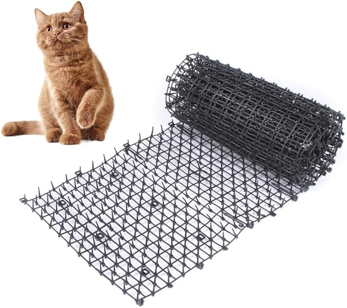 2m x 28cm Cat Scat Mat with Spikes Cat Dog Animal Spikes Repellent Deterrent Mat Anti Indoor Outdoor for Garden Fence