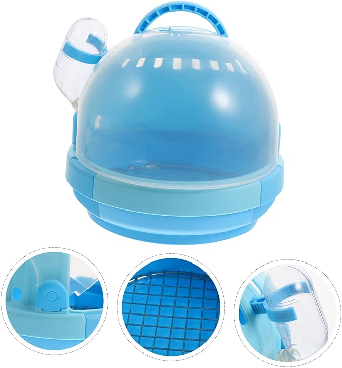 KESYOO 1Set Portable Bird Travel Cage Handheld Parrot Carrier with Cover for Birds Hamsters Durable Easy to Clean Design for