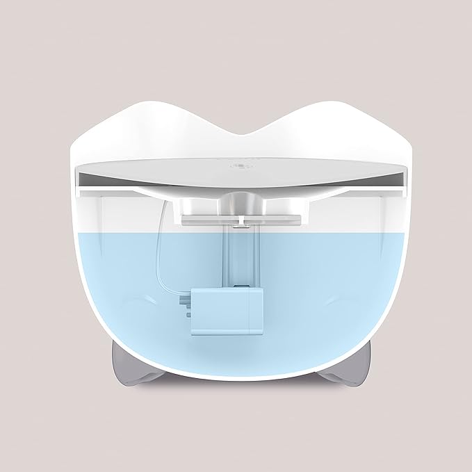 Catit PIXI Drinking Fountain – Cat Water Fountain with Triple Filter and Ergonomic Drinking Options, Stainless Steel
