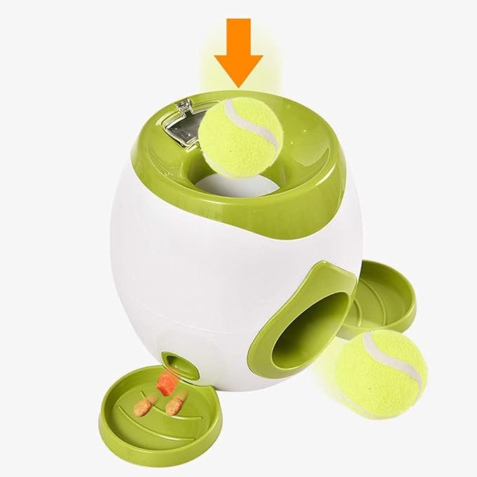Automatic Ball Launcher for Dogs, Tennis Balls Launchers for Dogs, Interactive Dog Toys Tennis Balls Launcher for Small Dogs, Dog Fetch Ball Thrower for Indoor/Outdoor Playing (B)