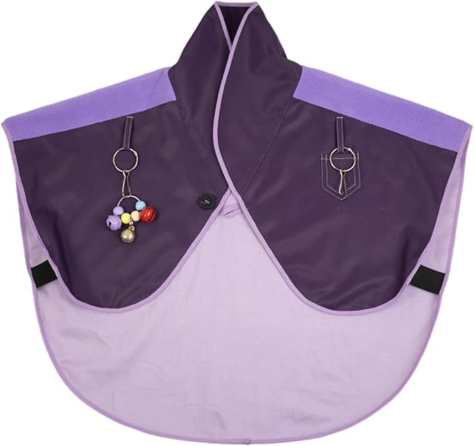 Interactively Play Parrot Shoulder Protector Neck Guard Pet Bird Parakeets Shawl Anti-Scratch Multifunctional Shawl - 1Pcs (Purple-Plus)