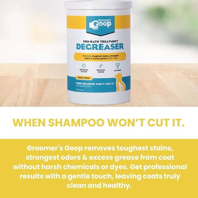 Groomer’s Goop Pre-Bath Pet Degreaser (4.5 lb)