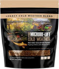 MICROBE-LIFT MLLWGSM Cold Weather Floating Fish Food Pellets with Wheat Germ for Ponds, Water Gardens, and Fountains, for Live Goldfish and Koi, 12 Ounces