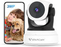 VSTARCAM Indoor Security Camera, 2K with 360° Rotation, Human/Motion Detection with Auto Tracking, 2-Way Audio & DIY Voice, 2.4GHz WiFi Wireless, Cloud & SD Card Storage(up to 256GB)