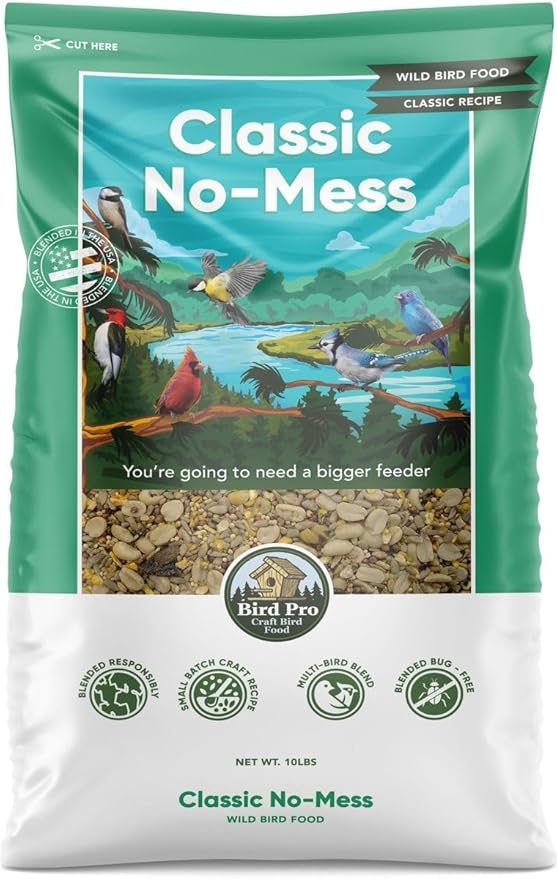 Classic Bird Seed (10 Pounds, Classic No Mess)