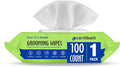 earthbath, Green Tea & Awapuhi Grooming Wipes - Dog Wipes for Paws and Butt, Best Pet Wipes for Dogs & Cats, Made in USA, Cruelty-Free Dog Cleaning Wipes, Removes Dirt & Dander - 100 Count (1 Pack)