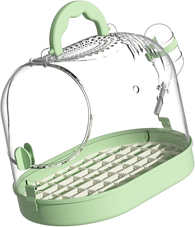 Portable Clear Bird Parrots Transport Cage Window Ventilated Carriers Bag Breathable Bird Carriers Travel Bag