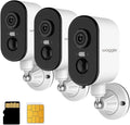 Waggle 4G LTE Cellular Security Camera, 2K HD Pet Monitor, No WiFi, 9000mAh Battery, Night Vision, 2-Way Talk & Siren Alarm, Dog Monitor for RVs/Camping/Travel & Indoor/Outdoor - Subscription Required