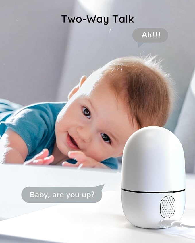 VIRTAVO XD1 Indoor Pet & Baby Camera, No Subscription Required, Dual-Lens 360° PTZ, Motion Tracking, 2-Way Audio, Night Vision, Cloud/SD Storage, Phone App, WiFi, 2-Pack with 2-Year Warranty