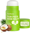 Lick-Safe Dog Paw & Nose Balm with Coconut Oil | Winter Snow, Road Salt & Cold Pavement Protector | All-Natural Moisturizer & Soother for Dry, Cracked Pads & Snout | Horse Hoof, Joint Care
