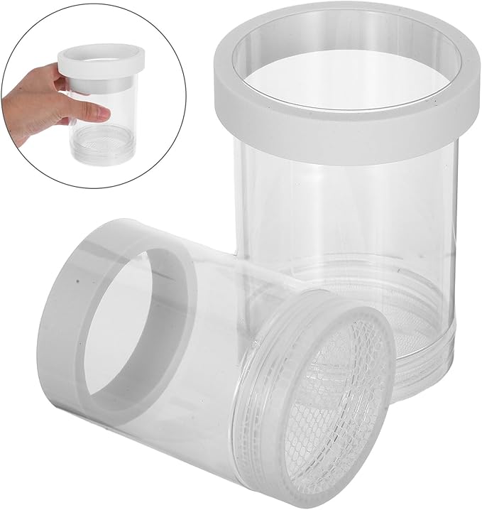 BESPORTBLE Fish Breeding Box Floating Incubation Chamber White Small Aquarium Isolation Box for Guppy Egg Hatching and Fry Breeding