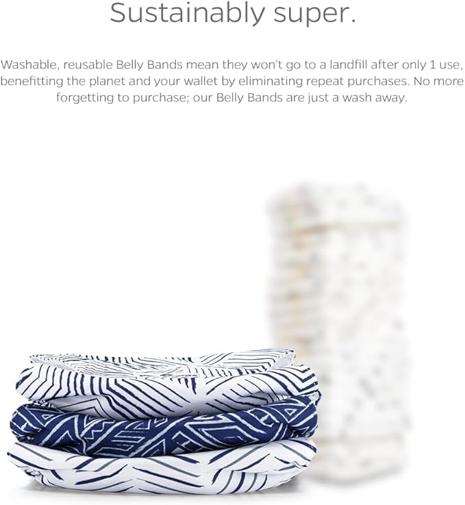 Pet Parents® Washable Belly Bands for Male Dogs (3pack) + Extendrs® of Durable Dog Diapers Male, Premium Male Dog Diapers & Dog Wraps (X-Small, Kahuna)