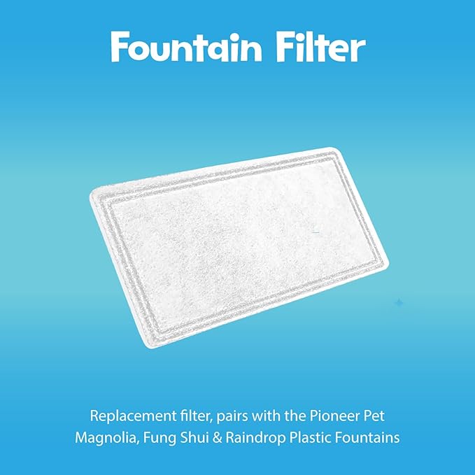 Pioneer Pet Replacement Filters for Plastic Fountains (Pack of 2)