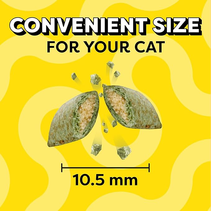 Temptations Cat Treats, Classic Crunchy and Soft Cat Treats, Blissful Catnip Flavor, Catnip Treats, 3 oz. Pouch (Pack of 12)
