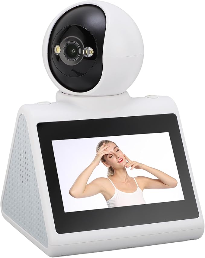 PUSOKEI Two Way Video Camera,2MP HD 1080P Pet Dog Camera, Smart Video Calling Monitor with Motion Zone, Voice Calling for Home Security & Family Communication (32GB)