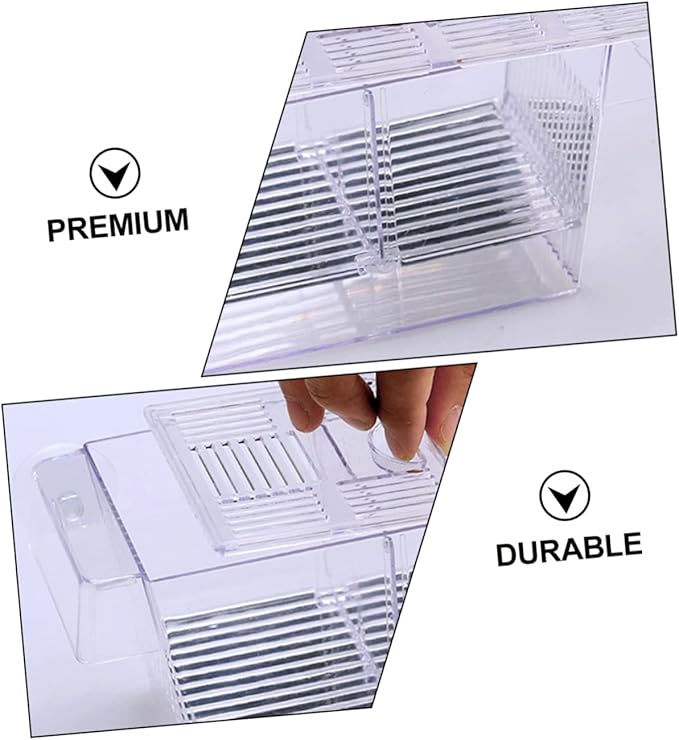 BESPORTBLE Dual-Layer Floating Fish Hatching Box Fish Breeding Container for Betta and Guppy for Fry