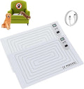 SEERWAY 2 Rechargeable Pet Shock Mats Same Size, Cat Repellent Pad, Cat Deterrent Mat, Electric Training Mat Keeps Dogs and Cats Off Sofa, Couch, Bed and Countertop (22"x14")
