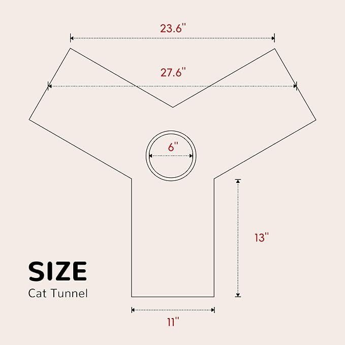 Tempcore 3 Way Collapsible Cat Tunnel for Indoor Cats, Pet Tunnel Bored Toys with Peek Hole & Ball for Puppy, Kitty, Kitten, Rabbit, Blue-Coin