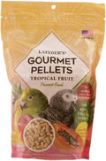 LAFEBER'S Tropical Fruit Gourmet Pellets Pet Bird Food, No Added Sugar, Made with Non-GMO and Human-Grade Ingredients, for Parrots, 1.25 lb
