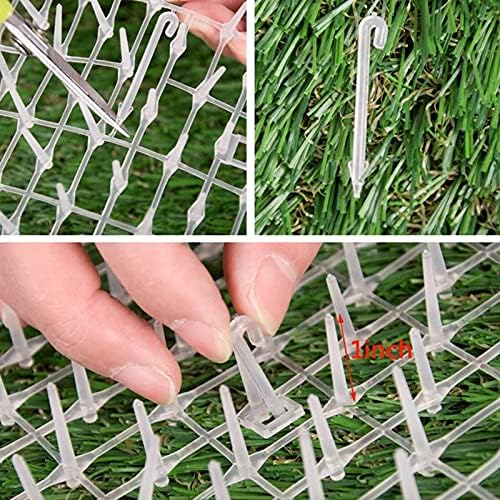 Household Garden Prickle Strip Anti Cat Dog Repellent Deterrent Spike Mat Garden Flower Plant-Black