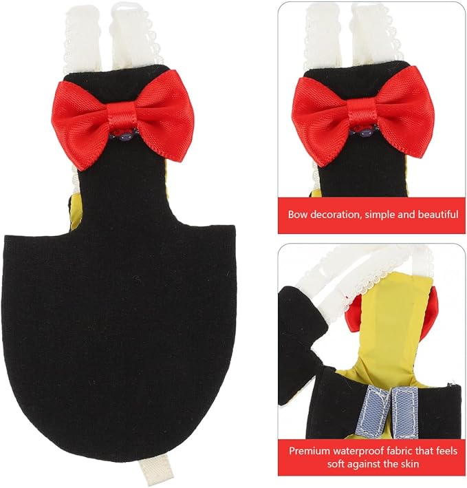 POPETPOP Flying Bird Harness Clothes - Reusable Nappies, Parrot Flight Suit, Washable Diaper, Cotton Pet Xuan Feng