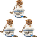 Fieldcrest Farms Nothin’ to Hide Collagen Cat Treats – Crunchy & Creamy Cat Snacks, High-Protein Healthy Treats for Skin, Coat & Joint Support, Tuna Flavor, 8 oz. Resealable Tub (Pack of 3)