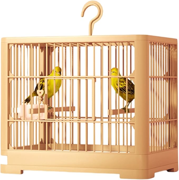 Parakeet Travel Bird Carrier, Portable Cage Tray, Sturdy Compact Pet Habitat Accessory with Practical Structure, Bird Carrier for Macaws Conures Cockatiels Sparrow Budgies Use