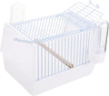 1set Portable Lightweight Bird Carrier Cage Handle Parrot Travel Cage for Small Pets Breathable Design for Comfort and Security for Outdoor Adventures